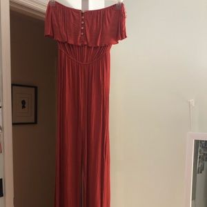 Victoria + Sophia strapless jumpsuit